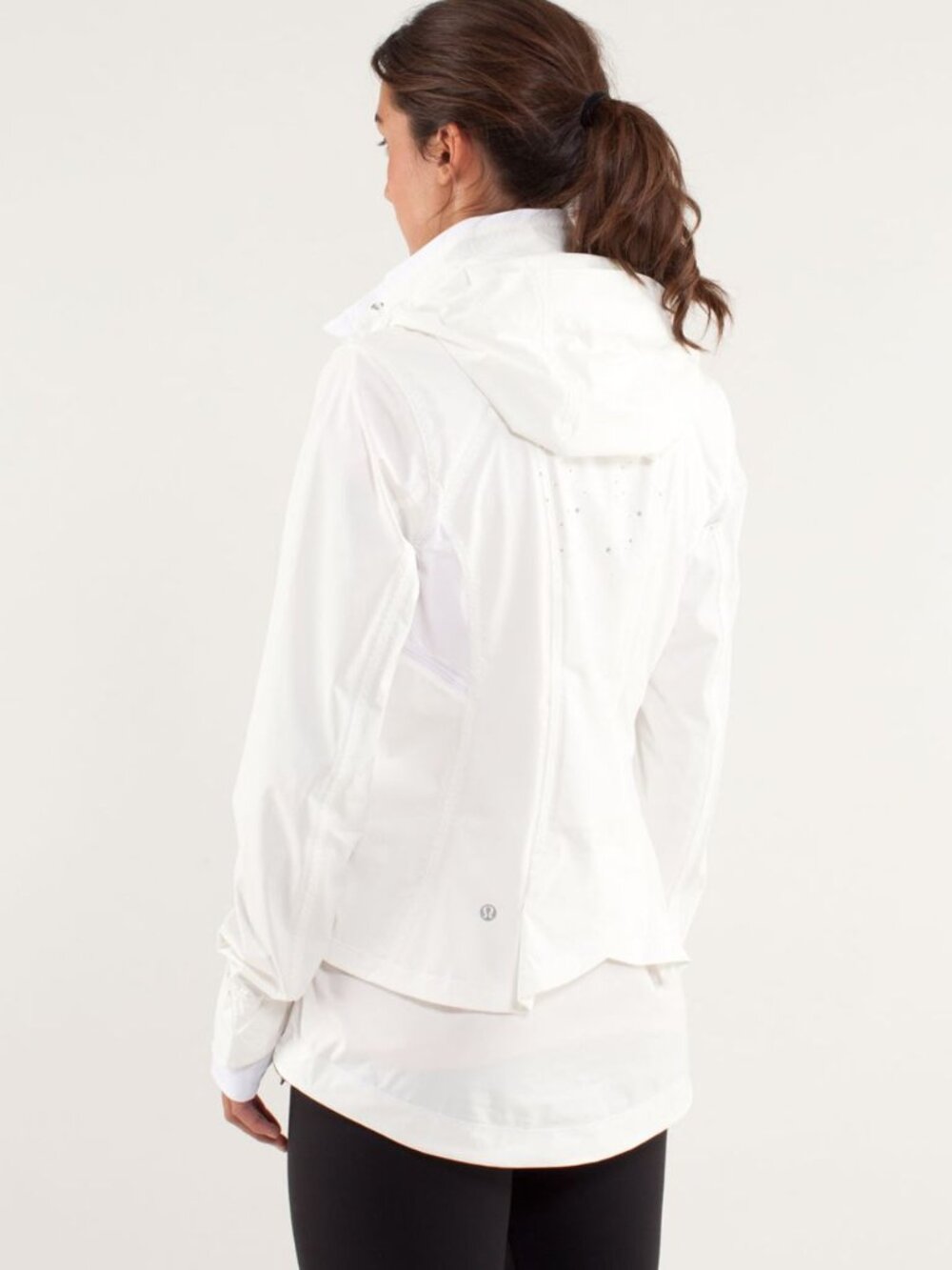Lululemon Run: Puddle Jumper Jacket White Vintage